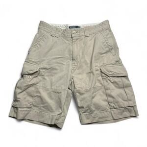 Polo Ralph Lauren Cargo Shorts Khaki Size 32 Classic Fit